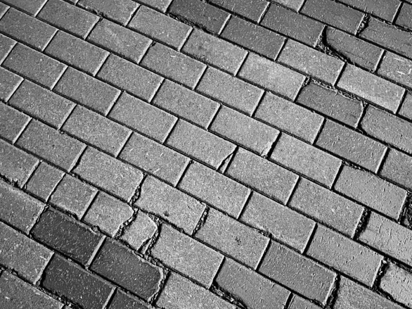 モノクロの石畳