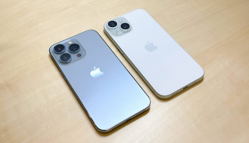 iPhone15 / 14 / 13 Proの水色（ブルー）比較 | 【Enriching Digital
