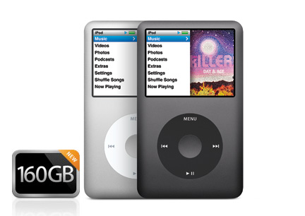 ????iPod classic（MC293J/A）@容量たっぷり160GB♪