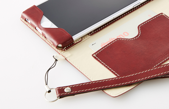 Thin Flip Case with Card Pocket for iPhone 6