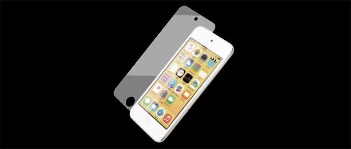 往復送料無料 Simplism iPod touch 5th 液晶保護強化ガラス つや消し TR-PFTC14-GLAG
