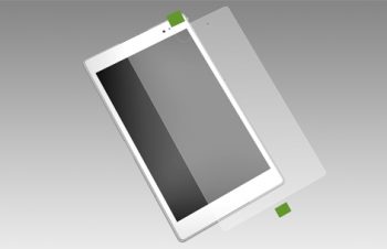 バブルレス 液晶保護フィルム for XperiaZ3 Tablet Compact 反射防止