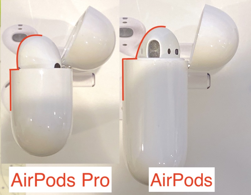 AirPodsとAirPods Pro、充電ケースの違い | トリニティ