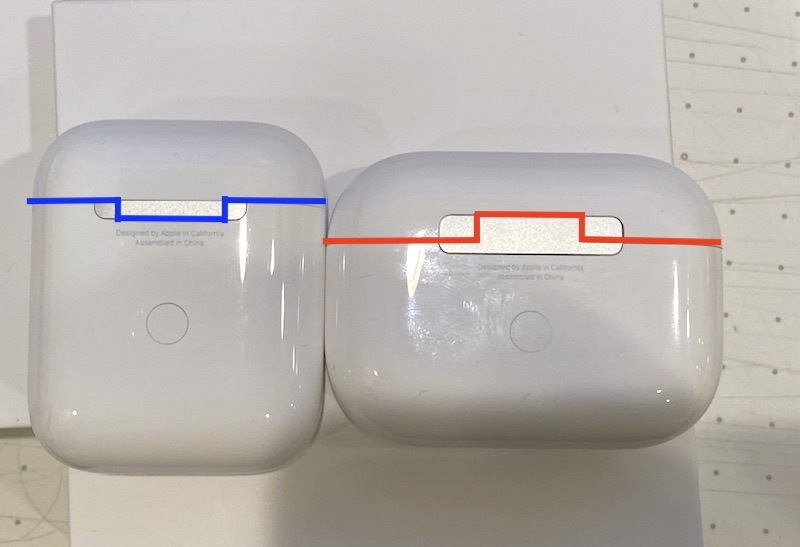 AirPodsとAirPods Pro、充電ケースの違い | トリニティ