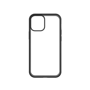 iPhone 12 mini用ケース [GRAV] 衝撃吸収 抗菌ハイブリッドケース – ブラック