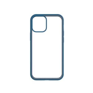 iPhone 12 mini用ケース [GRAV] 衝撃吸収 抗菌ハイブリッドケース – ブルー