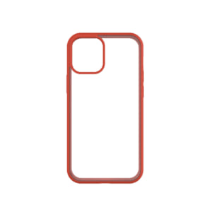 iPhone 12 mini用ケース [GRAV] 衝撃吸収 抗菌ハイブリッドケース – オレンジ