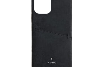 iPhone 12 / iPhone 12 Pro用ケース [NUNO] カードポケット付き本革バックケース