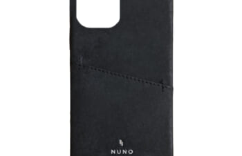 iPhone 12 Pro Max用ケース [NUNO] カードポケット付き本革バックケース