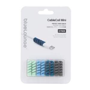 断線防止カバー Bluelounge CableCoil Mini Ombre – ブルー