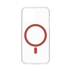 iPhone 12 mini [Turtle] MagSafe対応 ハイブリッドクリアケース – レッド
