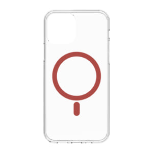 iPhone 12 / 12 Pro [Turtle] MagSafe対応 ハイブリッドクリアケース – レッド