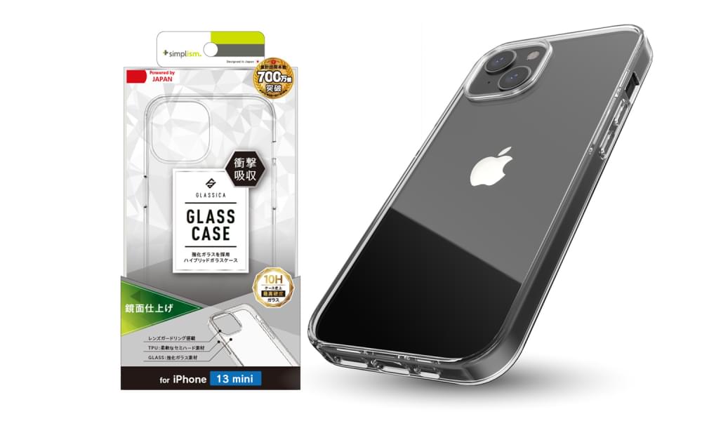 iPhone 13 mini [GLASSICA] 背面ガラスケース | トリニティ