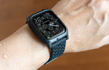 Catalyst Apple Watch 7用ケースレビュー：衝撃に強くて軽量！統一感あるバンド一体型ケース