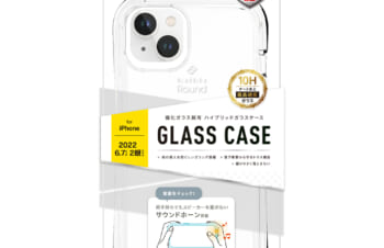 iPhone 14 Plus [GLASSICA Round] 耐衝撃 背面ガラスケース