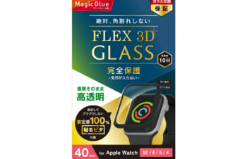 Apple Watch 40mm SE（第2世代）/ SE（第1世代） / 6 / 5 / 4［FLEX3D］高透明 全画面保護強化ガラス