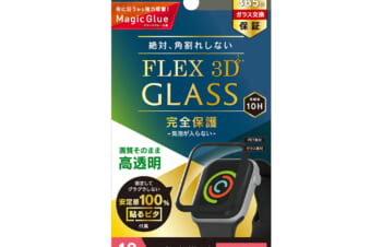 Apple Watch 40mm SE（第2世代）/ SE（第1世代） / 6 / 5 / 4［FLEX3D］高透明 全画面保護強化ガラス