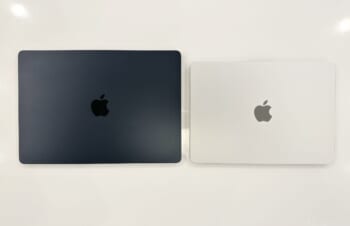 新しい15インチと13インチのMacBook Air（M2）の見た目を比較してみました！　専用スリーブケースも予約受付中
