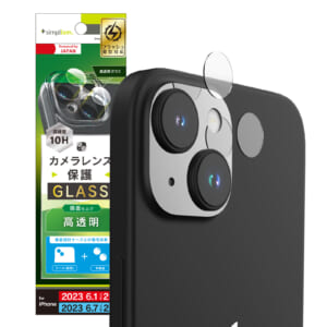 iPhone 15 / 15 Plus 2眼カメラモデル 精密設計ケース専用 高透明 レンズ保護ガラス
