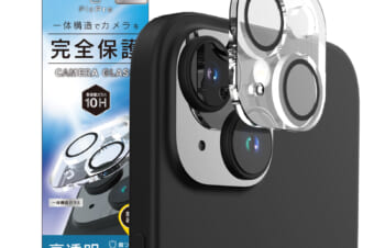 iPhone 15 / 15 Plus 2眼カメラモデル [PicPro] クリア カメラレンズ保護ガラス