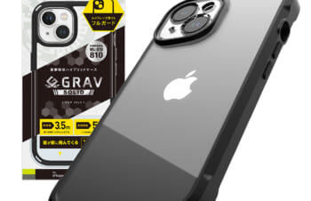 iPhone 15 [GRAV Solid] 超精密設計 衝撃吸収 ハイブリッドケース
