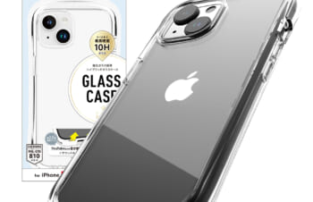 iPhone 15 [GLASSICA Round] 耐衝撃 背面ガラスケース