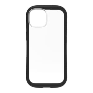 iPhone 15 [GLASSICA Round] 耐衝撃 背面ガラスケース – ブラック
