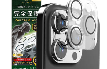 iPhone 15 Pro / 15 Pro Max [PicPro] Dinorex クリア カメラレンズ保護ガラス