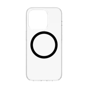 iPhone 15 Pro [Turtle] MagSafe対応 ハイブリッドクリアケース – ブラック