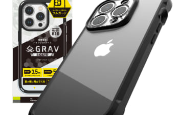 iPhone 15 Pro [GRAV Solid] 超精密設計 衝撃吸収 ハイブリッドケース