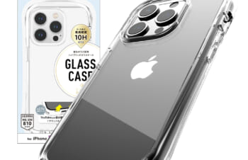 iPhone 15 Pro [GLASSICA Round] 耐衝撃 背面ガラスケース