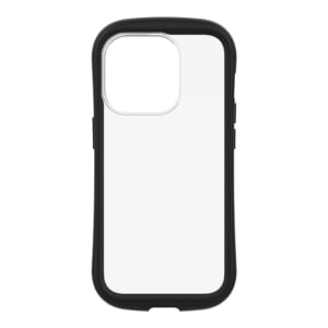 iPhone 15 Pro [GLASSICA Round] 耐衝撃 背面ガラスケース – ブラック