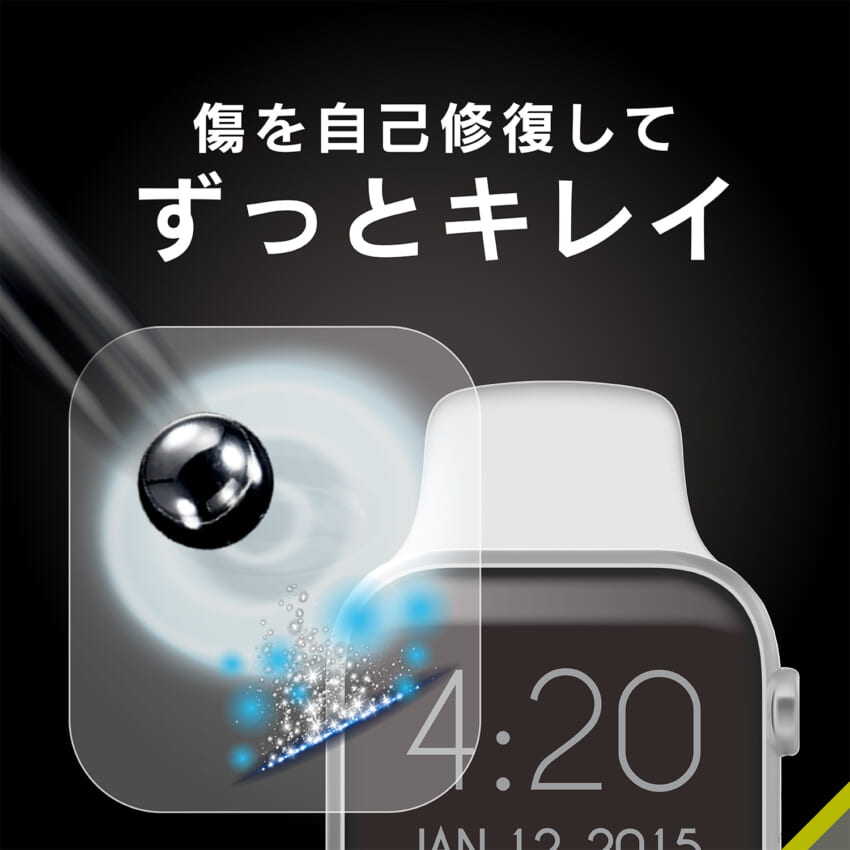 Apple Watch 40mm / SE（第2世代）/ SE / 6 / 5 / 4 衝撃吸収 全画面 