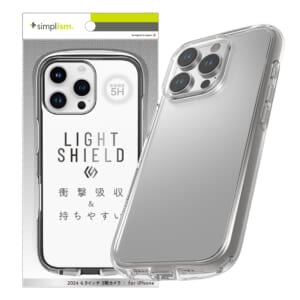 iPhone 16 Pro Max [LIGHT SHIELD] 衝撃吸収 ハイブリッドクリアケース – クリア